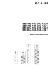 Balluff BNI IOL-102-S01-K020 Bedienungsanleitung