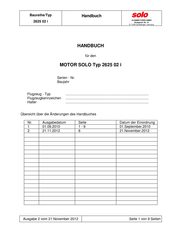 Solo 2625 02 Handbuch