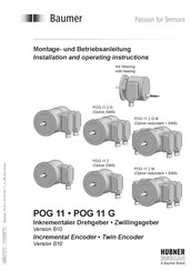 Baumer Hubner Berlin POG 11.2 G M Montage- Und Betriebsanleitung