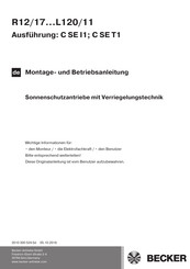 Becker R30/17 C SE I1 Montage- Und Betriebsanleitung