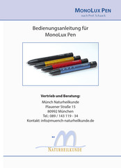 HELZEL Messtechnik MonoLux Pen Bedienungsanleitung