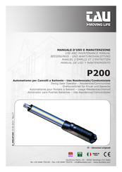 Tau P200 Serie Bedienungs- Und Wartungsanleitung
