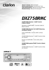 Clarion DXZ758RMC Bedienungsanleitung