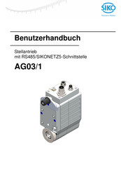 Siko AG03/1 Benutzerhandbuch