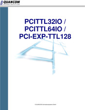 Quancom PCITTL32IO Bedienungsanleitung