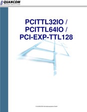Quancom PCITTL64IO Bedienungsanleitung
