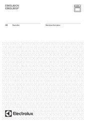 Electrolux EB6SL80CN Benutzerinformation