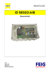 Feig Electronic OBID ID SE02/2-A/B Montageanleitung