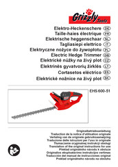 Grizzly Tools EHS 600-51 Originalbetriebsanleitung