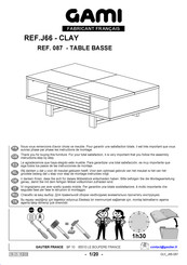 Gautier J66087 Bedienungsanleitung