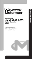 Wavetek Meterman AC60 Bedienungsanleitung