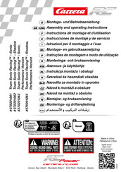 Carrera RC 370201063 Montage- Und Betriebsanleitung