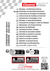 Carrera RC Neon Storm 370501034X Montage- Und Betriebsanleitung