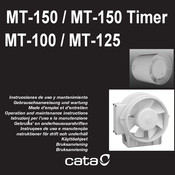 Cata MT-150 Timer Gebrauschsanweisung Und Wartung