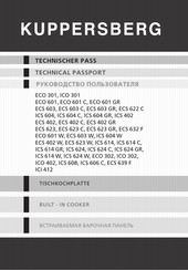 Kuppersberg ICS 606 C Technischer Pass