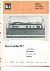 Dual TG 27 Service-Instruktion
