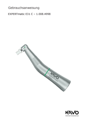KaVo Dental EXPERTmatic E31 C Gebrauchsanweisung