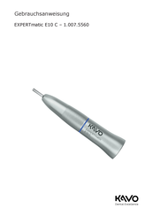 KaVo Dental EXPERTmatic E10 C Gebrauchsanweisung