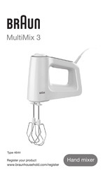Braun MultiMix 3 Serie Bedienungsanleitung