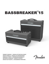 Fender Bassbreaker 15 Bedienungshandbuch