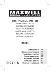 Maxwell Digital Multimeters 25334 Gebrauchsanweisung