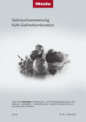 Miele KFN 4799-Serie Gebrauchsanweisung