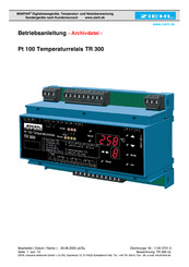 Ziehl TR 300 Betriebsanleitung