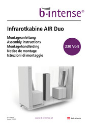 b-intense AIR duo Montageanleitung