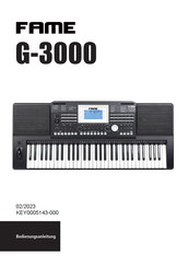 FAME G-3000 Bedienungsanleitung