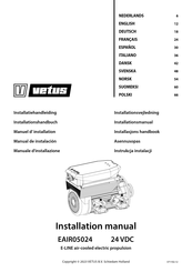 Vetus EAIR05024 Installationshandbuch