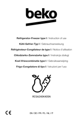 Beko 111701 Gebrauchsanweisung