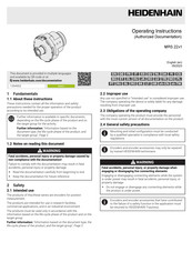 HEIDENHAIN MRS 22 1 Serie Betriebsanleitung