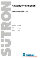 Sutron TesiMod TP21 Anwenderhandbuch