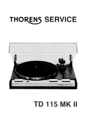 THORENS TD 115 MK II Serviceanleitung