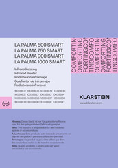 Klarstein LA PALMA 900 SMART Bedienungsanleitung