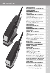 Moser 1400 Gebrauchsanweisung