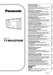 Panasonic TY-WK42PR4W Anleitung Zur Anbringung