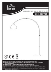 HOMCOM B31-467V90SR Bedienungsanleitung