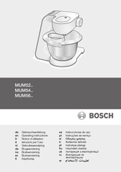 Bosch MUM542 Gebrauchsanleitung