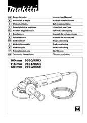 Makita 9563 Betriebsanleitung