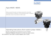 bürkert SE35 BATCHBATCH Bedienungsanleitung