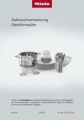 Miele G 3625-55 SCi Gebrauchsanweisung