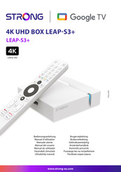 Strong 4K UHD BOX LEAP-S3+ Bedienungsanleitung