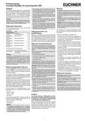 EUCHNER CMS-R-CXA-03V Betriebsanleitung