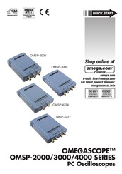 Omega OMEGASCOPE OMSP- 4000 Serie Kurzanleitung