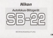 Nikon SB-22 Bedienungsanleitung