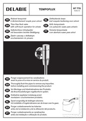 Delabie TEMPOFLUX778755 Bedienungsanleitung