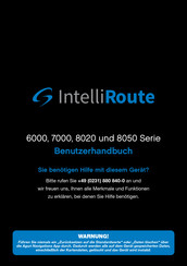 Carguard IntelliRoute 6000 Serie Benutzerhandbuch