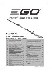 Ego Power+ HTX5300-PA Bedienungsanleitung