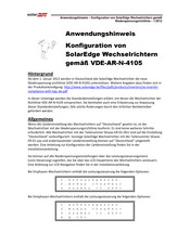 Solaredge VDE-AR-N-4105 Anwendungshinweis